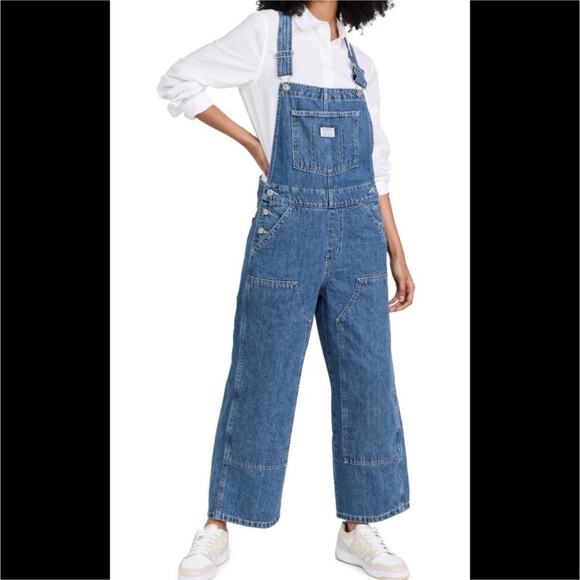 Levi's Denim - Levi’s Strauss & Co Two Horses Brand Overalls Women’s Size XS Denim Double Knee